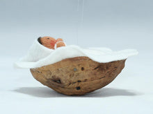 Baby in Walnut Cradle | Waldorf Doll Shop | Eco Flower Fairies | Handmade by Ambrosius