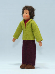 Waldorf Father Doll (medium skin) | Waldorf Doll Shop | Eco Flower Fairies | Handmade by Ambrosius