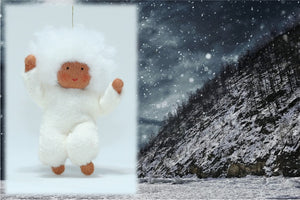 Snowflake Baby | Waldorf Doll Shop | Eco Flower Fairies | Handmade by Ambrosius