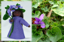 Sweet Violet Fairy | Waldorf Doll Shop | Eco Flower Fairies | Handmade by Ambrosius