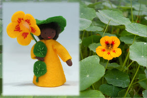 Nasturtium Prince | Waldorf Doll Shop | Eco Flower Fairies | Handmade by Ambrosius