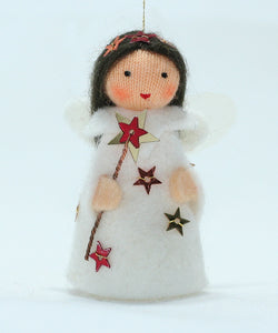 Handmade Jingle Fairy Doll by Ambrosius – Eco-Friendly Wool Felt Waldorf Toy from Eco Flower Fairies LLC