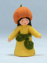 Handmade Pumpkin Fairy Doll by Ambrosius – Eco-Friendly Wool Felt Waldorf Toy from Eco Flower Fairies LLC