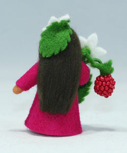 Raspberry Fairy | Waldorf Doll Shop | Eco Flower Fairies | Handmade by Ambrosius