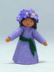 Handmade Aster Fairy Doll by Ambrosius – Eco-Friendly Wool Felt Waldorf Toy from Eco Flower Fairies LLC
