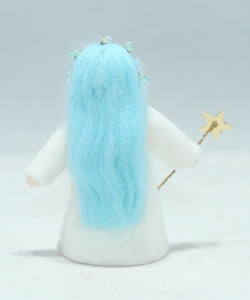 Aurora Borealis Fairy Doll – 2.5” Handmade Felt Waldorf Decoration by Ambrosius