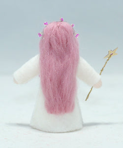 Aurora Borealis Fairy Doll – 2.5” Handmade Felt Waldorf Decoration by Ambrosius