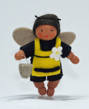 Handmade Bee Pixie Doll by Ambrosius – Eco-Friendly Wool Felt Waldorf Toy from Eco Flower Fairies LLC