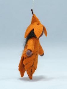Birch Princess Doll – 2.5” Handmade Felt Waldorf Decoration by Ambrosius