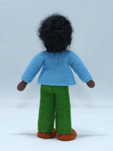 Dollhouse Brother – 4” Handmade Felt Waldorf Doll by Ambrosius