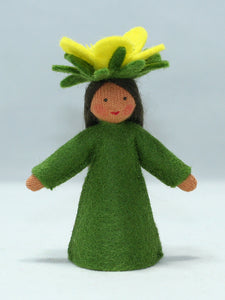 Handmade Buttercup Fairy Doll by Ambrosius – Eco-Friendly Wool Felt Waldorf Toy from Eco Flower Fairies LLC