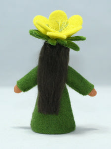 Buttercup Fairy Doll – 2.5” Handmade Felt Waldorf Decorations by Ambrosius
