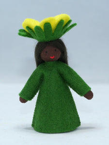 Handmade Buttercup Fairy Doll by Ambrosius – Eco-Friendly Wool Felt Waldorf Toy from Eco Flower Fairies LLC