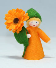 Handmade Calendula Fairy Doll by Ambrosius – Eco-Friendly Wool Felt Waldorf Toy from Eco Flower Fairies LLC