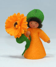 Handmade Calendula Fairy Doll by Ambrosius – Eco-Friendly Wool Felt Waldorf Toy from Eco Flower Fairies LLC