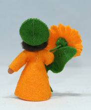 Calendula Fairy Doll – 2.5” Handmade Felt Waldorf Decoration by Ambrosius