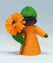 Handmade Calendula Fairy Doll by Ambrosius – Eco-Friendly Wool Felt Waldorf Toy from Eco Flower Fairies LLC