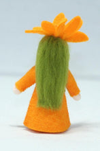 Cape Marigold Fairy Doll – 2.5” & 3” Handmade Felt Waldorf Decorations by Ambrosius