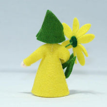 Cape Marigold Fairy Doll – 2.5” & 3” Handmade Felt Waldorf Decorations by Ambrosius