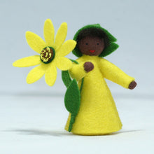 Handmade Cape Marigold Lily Fairy Doll by Ambrosius – Eco-Friendly Wool Felt Waldorf Toy from Eco Flower Fairies LLC