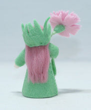 Carnation Fairy Doll – 2.5” Handmade Felt Waldorf Decoration by Ambrosius