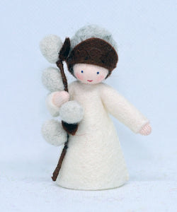 Handmade Catkin Fairy Doll by Ambrosius – Eco-Friendly Wool Felt Waldorf Toy from Eco Flower Fairies LLC