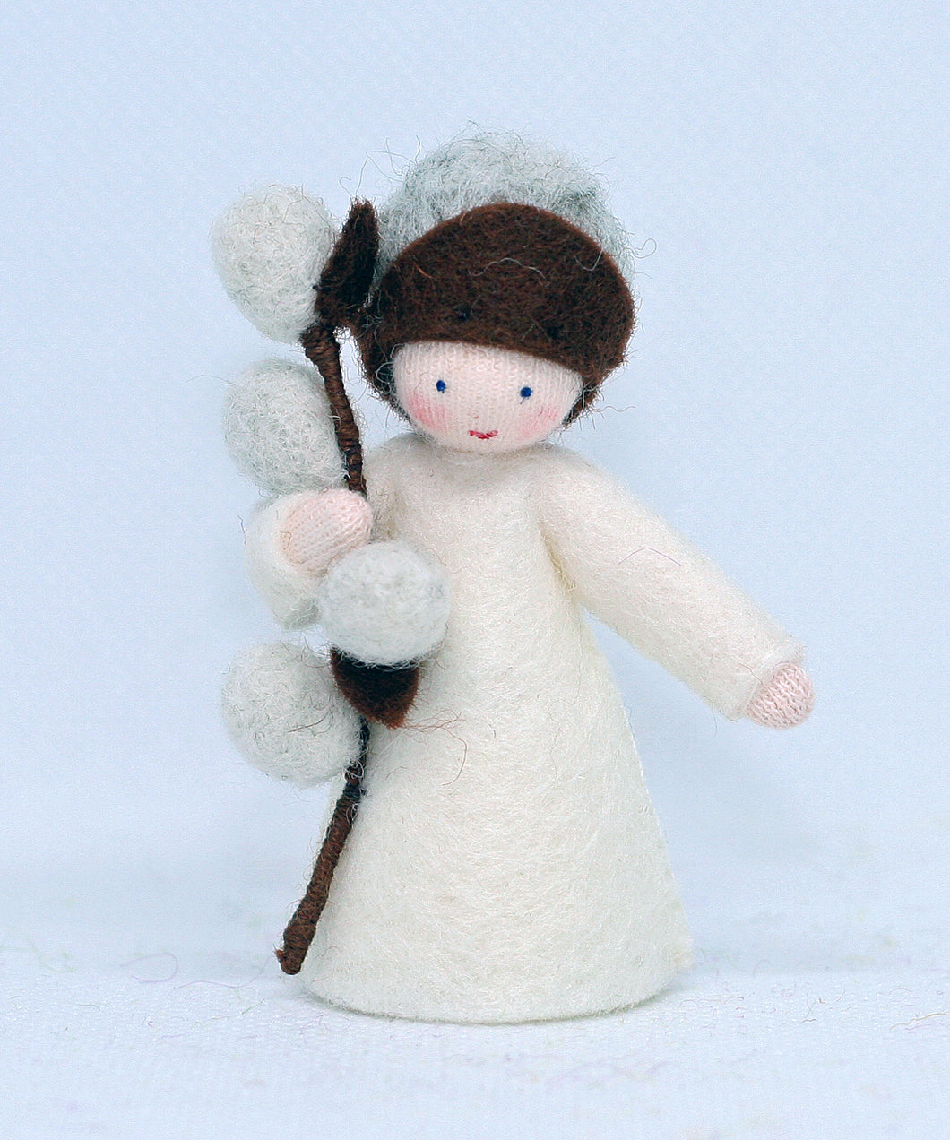 Handmade Catkin Fairy Doll by Ambrosius – Eco-Friendly Wool Felt Waldorf Toy from Eco Flower Fairies LLC