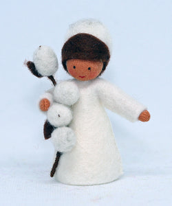 Handmade Catkin Fairy Doll by Ambrosius – Eco-Friendly Wool Felt Waldorf Toy from Eco Flower Fairies LLC