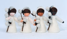 Catkin Fairy Doll – 2.5” Handmade Felt Waldorf Decoration by Ambrosius