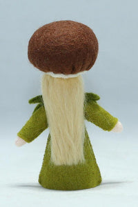 Chestnut Fairy Family Doll Set – 2.5", 3" & 3.5” Handmade Felt Waldorf Decorations by Ambrosius