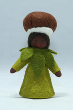 Handmade Chestnut Fairy Doll by Ambrosius – Eco-Friendly Wool Felt Waldorf Toy from Eco Flower Fairies LLC