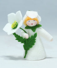 Handmade Christmas Rose Fairy Doll by Ambrosius – Eco-Friendly Wool Felt Waldorf Toy from Eco Flower Fairies LLC