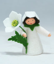 Handmade Christmas Rose Fairy Doll by Ambrosius – Eco-Friendly Wool Felt Waldorf Toy from Eco Flower Fairies LLC