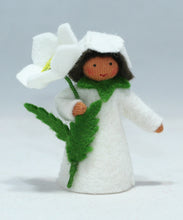 Handmade Christmas Rose Fairy Doll by Ambrosius – Eco-Friendly Wool Felt Waldorf Toy from Eco Flower Fairies LLC