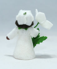 Christmas Rose Fairy Doll – 2.5” Handmade Felt Waldorf Decoration by Ambrosius