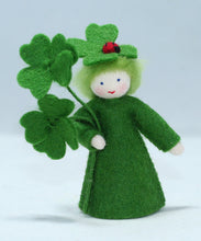 Handmade Clover Fairy Doll by Ambrosius – Eco-Friendly Wool Felt Waldorf Toy from Eco Flower Fairies LLC