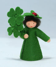 Handmade Clover Fairy Doll by Ambrosius – Eco-Friendly Wool Felt Waldorf Toy from Eco Flower Fairies LLC