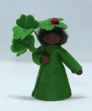 Handmade Clover Fairy Doll by Ambrosius – Eco-Friendly Wool Felt Waldorf Toy from Eco Flower Fairies LLC