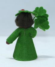 Clover Fairy Doll – 2.5” & 3" Handmade Felt Waldorf Decorations by Ambrosius