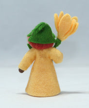 Crocus Fairy Doll – 2.5” Handmade Felt Waldorf Decoration by Ambrosius