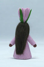 Crocus Fairy Doll – 2.5” Handmade Felt Waldorf Decoration by Ambrosius