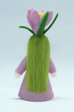 Crocus Fairy Doll – 2.5” Handmade Felt Waldorf Decoration by Ambrosius