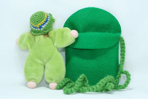 Cuddle Baby Doll – 4” Handmade Felt Waldorf Accessory by Ambrosius