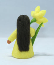 Daffodil Fairy Doll – 2.5” & 3" Handmade Felt Waldorf Decorations by Ambrosius