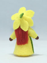 Daffodil Fairy Doll – 2.5” & 3" Handmade Felt Waldorf Decorations by Ambrosius
