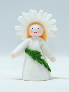 Handmade Daisy Fairy Doll by Ambrosius – Eco-Friendly Wool Felt Waldorf Toy from Eco Flower Fairies LLC