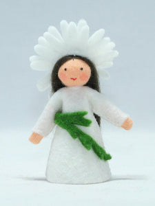 Handmade Daisy Fairy Doll by Ambrosius – Eco-Friendly Wool Felt Waldorf Toy from Eco Flower Fairies LLC