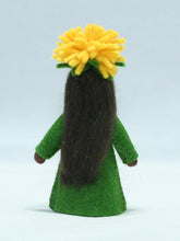 Dandelion Fairy Doll – 2.5” Handmade Felt Waldorf Decoration by Ambrosius