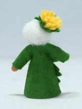 Dandelion Fairy Doll – 2.5” Handmade Felt Waldorf Decoration by Ambrosius