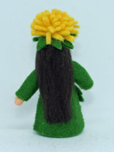 Dandelion Fairy Doll – 2.5” Handmade Felt Waldorf Decoration by Ambrosius